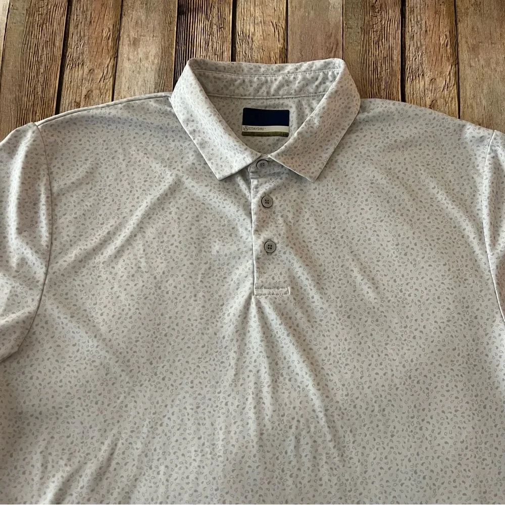 Jack Nicklaus mens quick dry performance short sleeve golf polo shirt | size L
